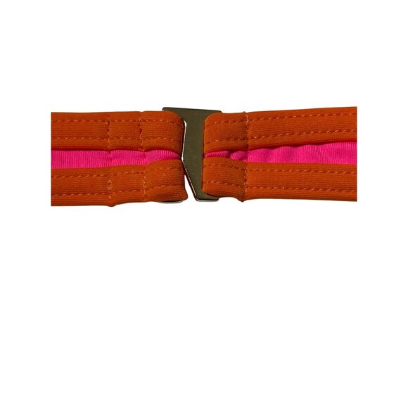 Kate Spade New York Size L Contrast Solids Underwire Bikini – Pink & Orange NEW - Picture 9 of 11